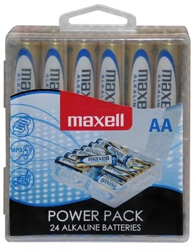 Maxell - Pack de 24 Piles Alcalines LR06 AA 1,5V