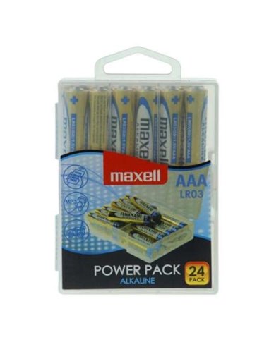 Maxell - Pack de 24 Piles Alcalines LR03 AAA 1,5V