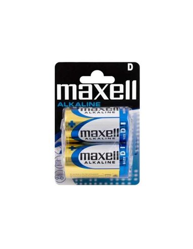 Maxell - Pack de 2 Piles Alcalines LR20 D