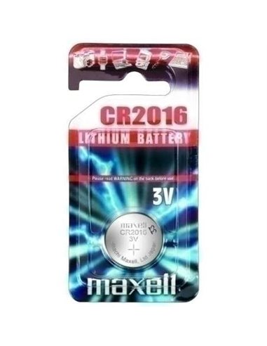 Maxell - Pack de 1 pile bouton au lithium CR2016 3V