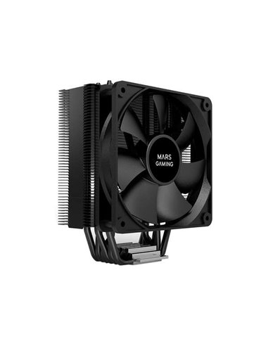 Mars Gaming - Ventilateur CPU 120 mm avec dissipateur thermique - Jusqu'à 200 W - Vitesse max. 1600 tr/min - 6 caloducs