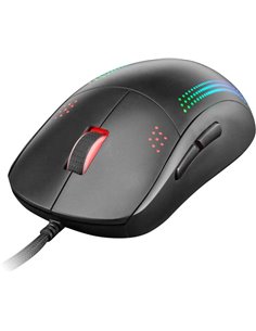 Mars Gaming - Souris ambidextre professionnelle MMPRO 32K DPI - Conception ambidextre ultralégère - Éclairage chromatique RVB - 