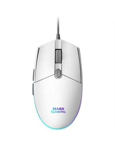 Mars Gaming - Souris Gaming USB MMG 3200dpi - Éclairage RGB Flow - 5 Boutons - Utilisation droitier - Câble 1,60m