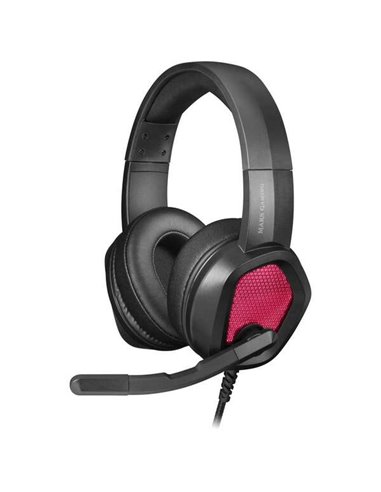 Mars Gaming - Casque Gaming MH320 avec Microphone Pliable - Éclairage RGB - Arceau Ajustable - Coussinets Rembourrés - Commande 