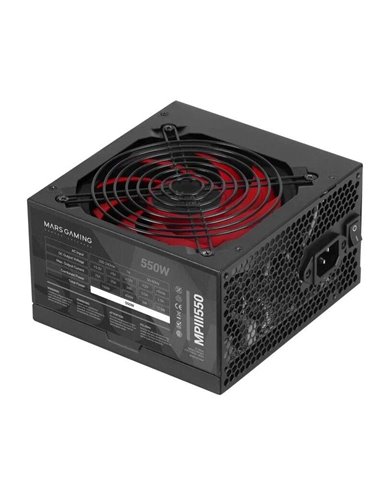 Mars Gaming - Alimentation ATX 550W - PFC actif - Silencieuse - 85% d'efficacité