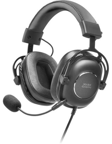 Mars Gaming - Casque MH6 NEOGRAPHENE 7.1 - Pilotes Néographène - Suppression Passive du Bruit - Carte Son DAC 7.1 - Structure Ul