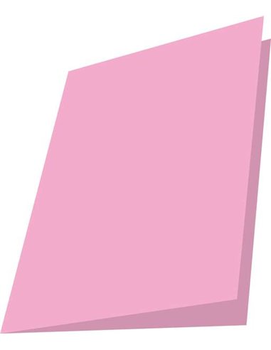 Mariola - Pack de 50 sous-dossiers cartonnés 180gr - Format Folio - Fente de fixation - Coloris Rose