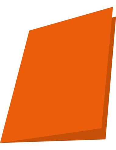 Mariola - Pack de 50 sous-dossiers cartonnés 180gr - Format Folio - Fente de fixation - Coloris Orange