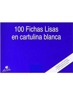 Mariola - Pack de 100 fiches lisses n°3 - Dimensions 150x100mm - Couleur Blanc