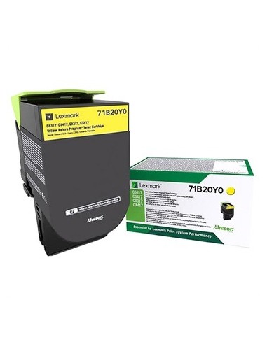 Lexmark X317 - Jaune - Cartouche de Toner Lexmark LCCP, LRP