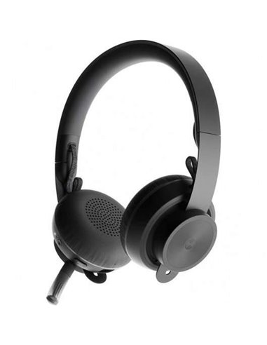 Logitech - Casque Bluetooth Zone Wireless UC avec microphone - Autonomie de la batterie jusqu'à 16 heures - Arceau réglable - Or