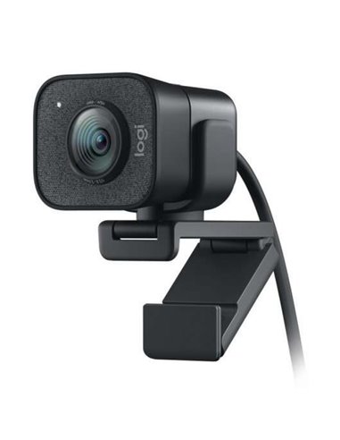 Logitech - Webcam Streamcam Full HD 1080p USB-C - Champ de vision 78º - Mise au point automatique - Câble 1,50 m - Couleur Noir