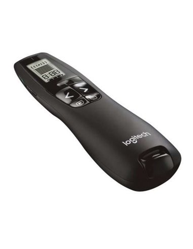 Logitech - Présentateur Laser Sans Fil R700 - Écran LCD - Rayon d'Action 30m - Couleur Noir