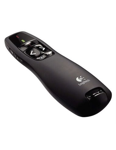 Logitech - Présentateur Laser Sans Fil R400 - Rayon d'Action 15m - Couleur Noir