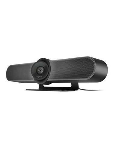 Logitech - Webcam professionnelle MeetUp pour streaming Bluetooth Ultra HD 4K - Microphones et haut-parleurs intégrés - Champ de