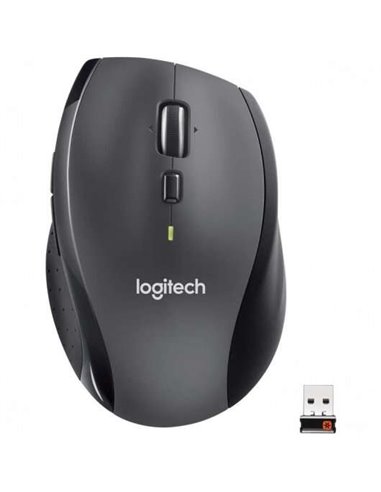 Logitech - Souris sans fil USB M705 Marathon 1000dpi - 6 boutons - Utilisation droitier - Couleur Noir/Gris foncé