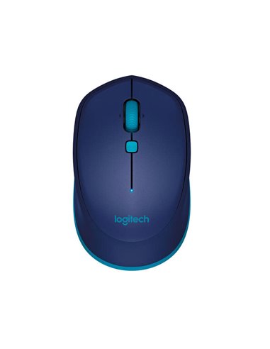 Logitech - Souris Bluetooth sans fil M535 1000dpi - 3 boutons - Utilisation ambidextre - Coloris Bleu