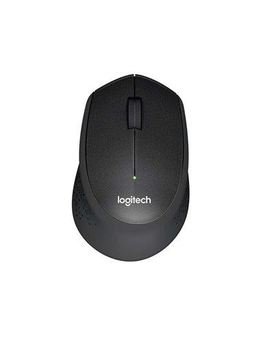 Logitech - Souris sans fil USB M330 Silent Plus 1000dpi - Silencieuse - 3 Boutons - Utilisation droitier - Couleur Noir