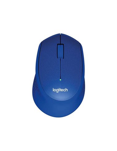 Logitech - Souris sans fil M330 Silent Plus 1000dpi - Silencieuse - 3 Boutons - Utilisation droitier - Coloris Bleu