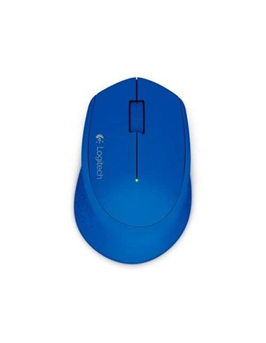 Logitech - Souris sans fil M280 1000dpi - 3 boutons - Utilisation droitier - Coloris Bleu