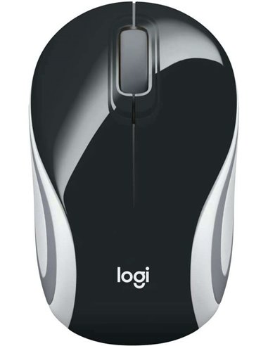 Logitech - Souris sans fil M187 1000dpi - 3 boutons - Utilisation ambidextre - Couleur Noir