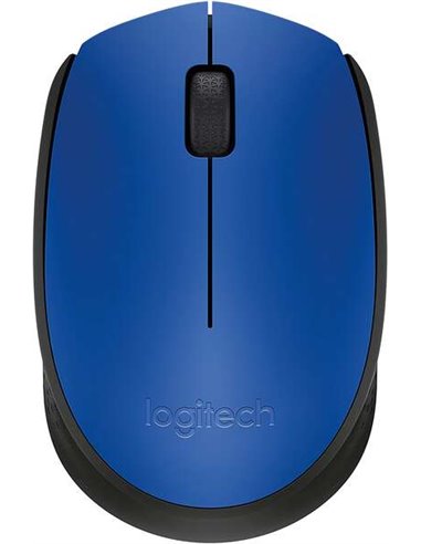 Logitech - Souris sans fil M171 1000dpi - 3 boutons - Utilisation ambidextre - Coloris Bleu