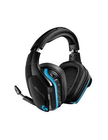 Logitech - Casque de jeu sans fil G935 DTS 7.1 LightSync avec microphone - Éclairage RVB - Autonomie de la batterie jusqu'à 12 h