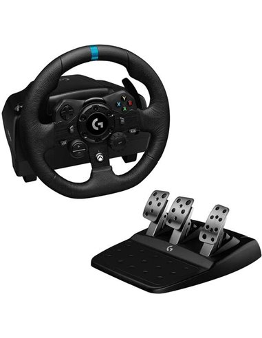 Logitech - Ensemble volant et pédales G923 Trueforce Racing compatible avec la série Xbox