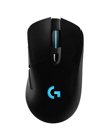 Logitech - Souris sans fil USB G703 Lightspeed 16000dpi - 5 boutons - Poids réglable - Éclairage LED - Utilisation droitier - Co