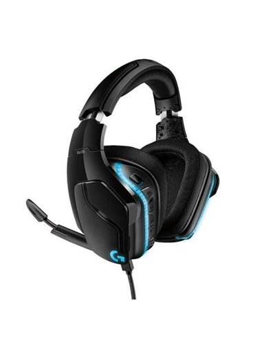 Logitech - Casque de jeu G635 USB DTS 7.1 LightSync avec microphone - Éclairage RVB - Microphone pliable - Arceau réglable - Ore