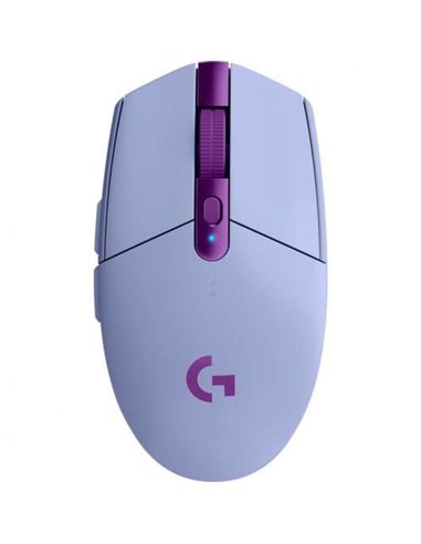 Logitech - Souris sans fil USB G305 Lightspeed 12000dpi - 5 boutons programmables - Utilisation droitier - Couleur violette