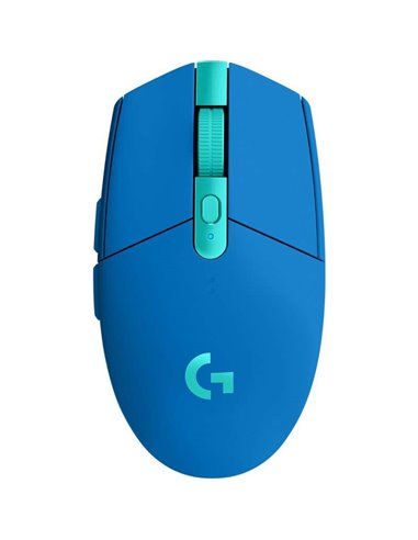 Logitech - Souris sans fil USB G305 Lightspeed 12000dpi - 5 boutons programmables - Utilisation droitier - Couleur Bleu