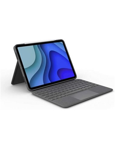 Logitech - Étui Folio Touch avec clavier rétroéclairé sans fil pour iPad Pro 11" - Trackpad - Saisie confortable - Angle réglabl