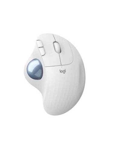 Logitech - Souris Trackball sans fil Ergo M575 USB 2000dpi - 5 boutons - Utilisation droitier - Coloris blanc