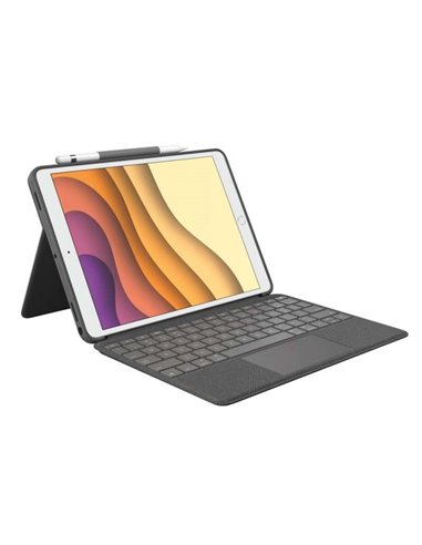 Logitech - Étui Combo Touch avec clavier rétroéclairé sans fil pour iPad Air 3ème génération et iPad Pro 10,5" - Trackpad - Écri