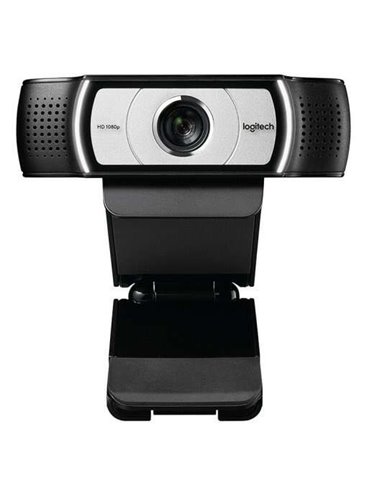 Logitech - Webcam C930e HD 1080p - USB 2.0 - Microphones intégrés - Mise au point automatique - Angle de vision 90º - Couleur No