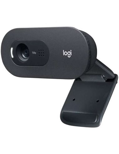 Logitech - Webcam C505 HD 720p USB - Microphone puissant - Champ de vision diagonale 60° - Mise au point fixe - Câble 2m - Coule