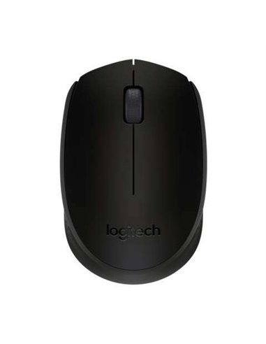 Logitech - Souris sans fil B170 1000dpi - 3 boutons - Utilisation ambidextre - Coloris Noir