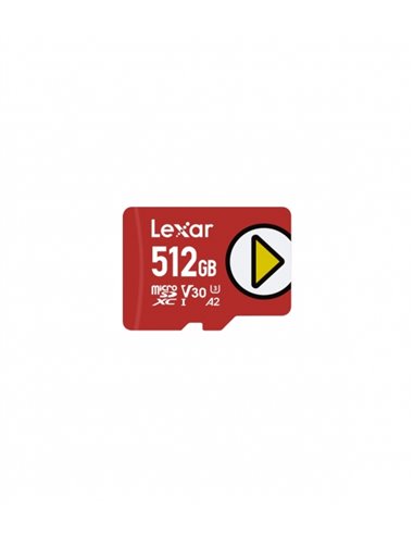 Lexar - Carte mémoire Ultra MicroSDXC 512 Go - Vitesses de lecture jusqu'à 160 Mo/s - Rouge