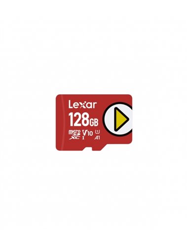 Lexar - Carte mémoire Ultra MicroSDXC 128 Go - Vitesse de lecture jusqu'à 160 Mo/s - Classe de performance A1 - Couleur rouge