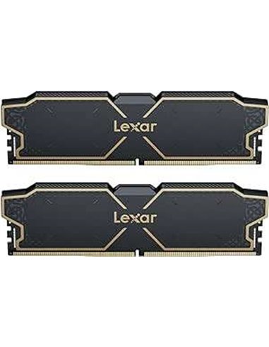 Lexar - Module mémoire RAM Thor DDR5 - 16 Go - 6000 Mhz - CL32 - 1.25V - UDIMM - Dissipateur thermique - Éclairage RGB