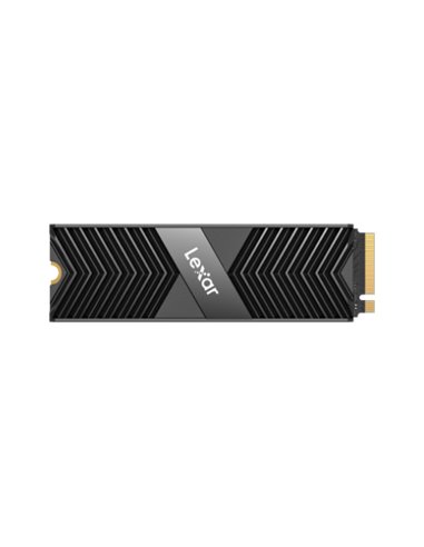 Lexar - NM800Pro SSD 512 Go PCIE Gen4x4 NVME - Vitesses de lecture 7 450 Mo/s - Écriture 3 500 Mo/s - Flash Nand 3D - Dissipateu