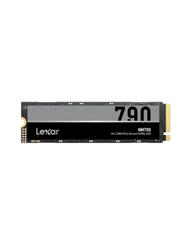 Lexar - NM790 SSD NVME 4 To - Vitesses de lecture 7 400 Mo/s - Écriture 6 500 Mo/s - PCIE Gen4x4 NVME 1.4 - Flash Nand 3D - Cont