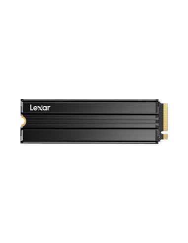 Lexar - NM790 SSD NVME 2 To M.2 2280 PCIE Gen 4x4 - Lecture 7400 Mo/s - Écriture 6500 Mo/s - Dissipateur thermique intégré - HMB