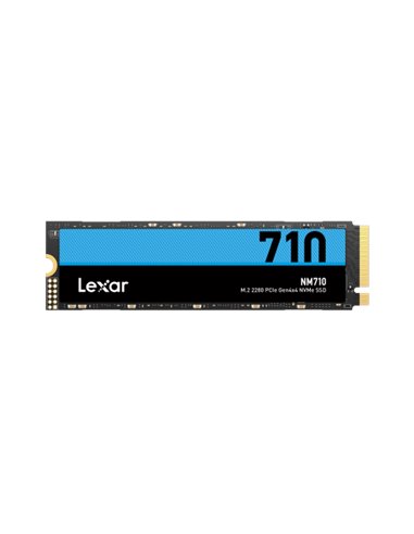 Lexar - NM710 SSD 500 Go NVME Gen4x4 - Vitesses jusqu'à 5000 Mo/s - HMB 3.0 et technologie de cache SLC