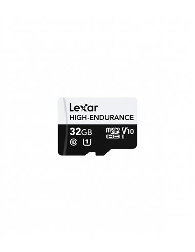 Lexar - Carte mémoire microSD LMSHGED032G-BCNNG 32 Go - Haute durabilité - Classe 10 - Lecture jusqu'à 100 Mo/s - Prend en charg