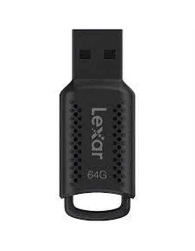 Lexar - Clé USB JumpDrive V40 64 Go - Stockage fiable - Interface USB 2.0 - Conception compacte et portable - Couleur noire