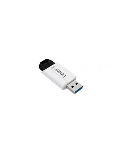 Lexar - Clé USB JumpDrive S80 128 Go - Interface USB 3.0 - Transferts Ultra-Rapides - Design Compact et Durable - Couleur Blanc