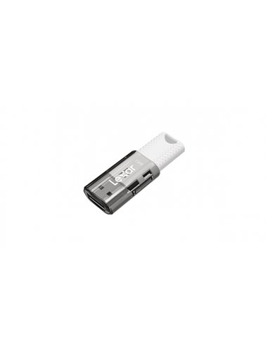 Lexar - Clé USB JumpDrive S60 64 Go - Compacte et portable - Interface USB 2.0 - Construction durable - Couleur blanche