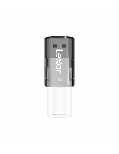 Lexar - Clé USB JumpDrive S60 16 Go - Compacte et portable - Interface USB 2.0 - Construction durable - Couleur blanche